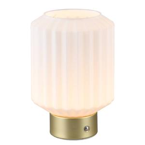 Светодиодная настольная лампа Reality Leuchten Lord, железо / опаловое стекло - 1 пламя - латунь / белый