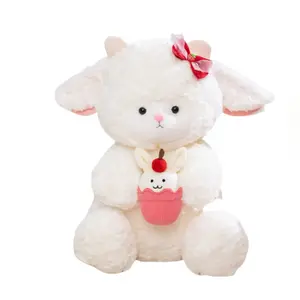 Очаровательная и удобная плюшевая кукла из овчины высотой 22/32/45 см LEVENKENESS