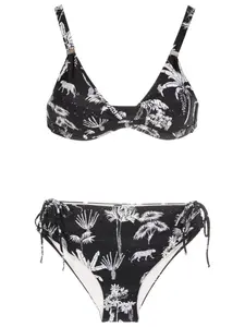 Бикини Marcela с графичным принтом Lygia & Nanny, черный