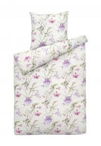 Фиолетовое постельное бельё Mako-Satin Estella