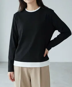 Двуцветный вязаный пуловер с круглым вырезом Aimoha - Select -, цвет Black