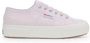 Кроссовки Superga 2740 Platform для мужчин и женщин - иконические итальянские теннисные кроссовки с дышащим верхом из ткани и нескользящей резиновой подошвой, фиолетовый