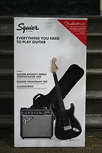Squier Affinity Series Stratocaster HSS комплект - Металлик угольный мороз