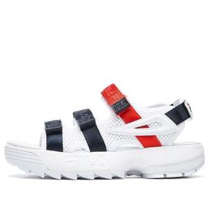 Сандалии disruptor ii sandal white/black/red Fila, белый