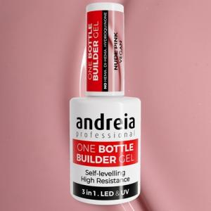 Professional Gel Builder Construction Triphasic 3 in 1 LED and UV Nude Andreia