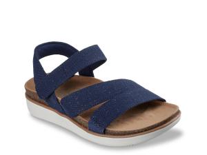 Сандалии Skechers Lifted Comfort Dreamy Eyes Wedge Sandal, темно-синий