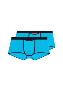 Набор из 2 шт хипстерских шорт/брюк с завышенной талией HO1 HOM, бирюзовый