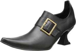 Женские туфли Ellie Shoes 301-Hazel Witch, Schwarz (Black Pu)