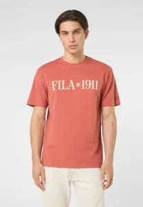 Футболка с графическим принтом apparel vinci Fila, Etruscan Red