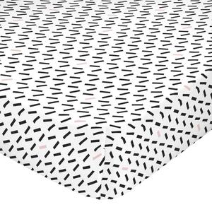 Простыня на резинке Happy Friday Blush, ширина: 180 см