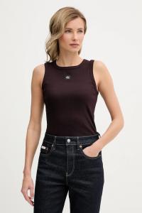 Топ Calvin Klein Jeans, коричневый