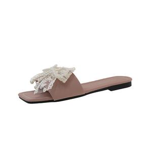 Женские стойкие к истиранию сандалии Slide TAFN, розовый