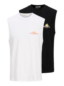 Футболка JACK & JONES JACK & JONES JORCANGGU, Black/White