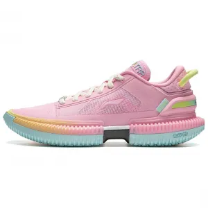 Li-Ning Slip Resistant And Breathable Low top Basketball Shoes Men's Phoenix Pink