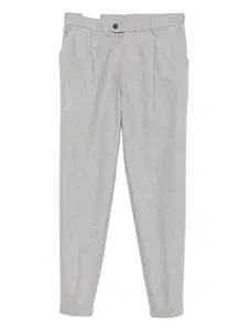 Брюки со складками спереди Eleventy, серый