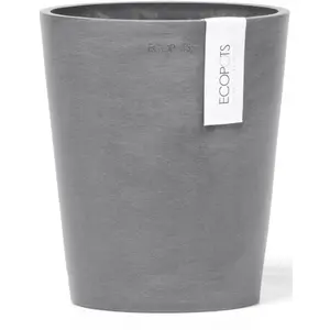 Цветочный горшок ECOPOTS «Morinda Orchid 17 Grey», для использования в помещении, серый