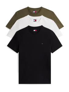 Рубашка Tommy Jeans, черный/белый