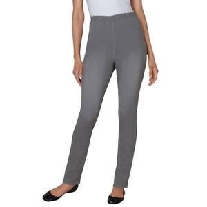 Женские джинсовые джеггинсы Fineline больших размеров для женщин Woman Within, цвет Grey Denim