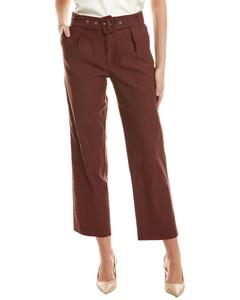 Брюки с поясом Nanette Nanette Lepore Nanette Nanette Lepore, коричневый