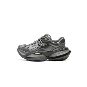 XMZY Кроссовки Xingji Flying Disc Collection устойчивые к истиранию низкие массивные унисекс Flash Silver Gun мужские, цвет Flash Silver Gun (Men's)