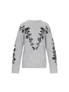 Женский свитер серого цвета usha FESTIVAL