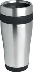 Кружка MidOcean "Трамвай", нержавеющая сталь, 455 мл, MO1494 (один размер, черная) Midocean