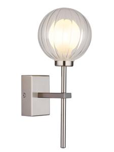 Globo lighting Настенный светильник «Андер» серебристого цвета - (Д)26 x (Ш)10 см