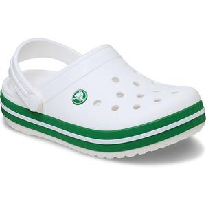 Детские сабо Crocband Crocs, White Green Ivy