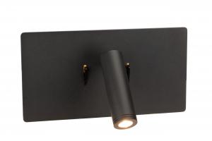 Светодиодный настенный светильник Lancaster 23/9-16/12 см Novel, черный