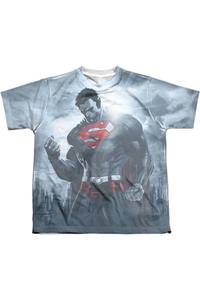 Футболка с коротким рукавом для подростков Superman Light Of The Sun Gildan, белый