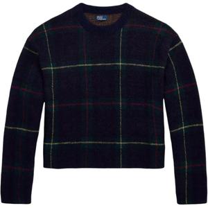 Свитер с воротником-поло Ralph Lauren, черный