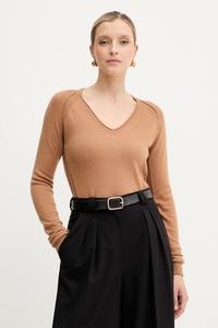 Свитер с добавлением шерсти DIEGOROSA Silvian Heach, коричневый