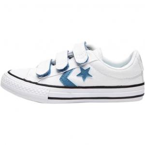 Converse Hello Kitty x Star Player 76 низкие детские матерчатые кроссовки white blue