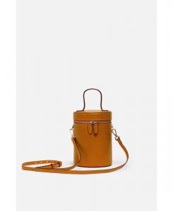 Кожаная сумка-ведро NOLA, бежевого цвета Silver & Riley, Beige/Khaki