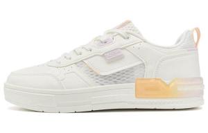 Кроссовки для скейтбординга женские, низкие, белые/оранжевые Xtep