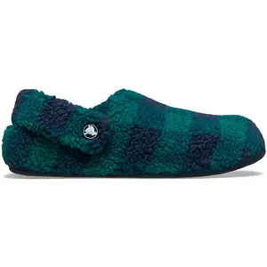 Тапочки Crocs Classic Buff Check Cozzzy, зеленый