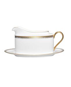 Соус Хаку с подносом (2 шт.), 450 мл Noritake, золото