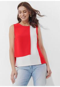 Топ Blouse Alba Moda, коралловый