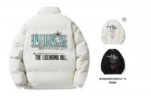 HIKZ Пуховик Unisex, Apricot (Comes with Heavyweight Crew Neck Sweatshirt)