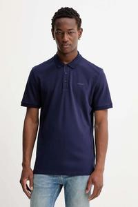 Хлопковое поло Hugo, синий