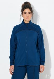 Толстовка Ulla Popken Zip-up sweatshirt, Dark Blue