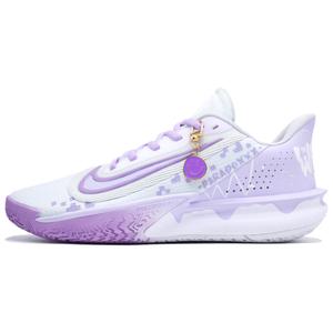 Топовая баскетбольная обувь Precision 7 Low Top Unisex белый фиолетовый Nike, белый фиолетовый