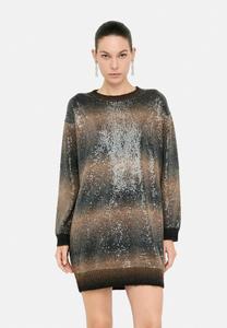 Платье LIU JO WITH SEQUINS, Brown/Dark Brown