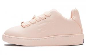 Кроссовки Burberry Box Leather Sneakers, розовый