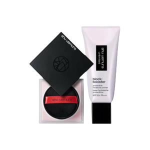 Набор фиксирующей пудры ZHICUNXIU, легко растушевывается, натуральный цвет, 15 г + 30 мл Shu Uemura, # transparent