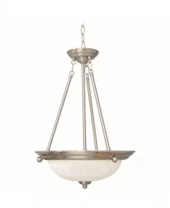 Подвесной светильник Marti с тремя лампами Volume Lighting, silver