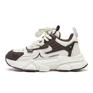 Детские кроссовки с низким верхом, устойчивые к скольжению и износу HOBIBEAR, розовый