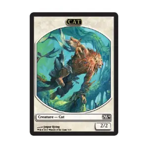 CCG Жетон кошки (T), MTG - Magic 2014