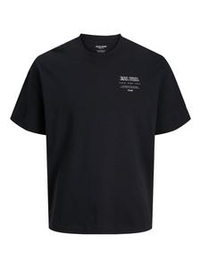 JACK & JONES PLUS Футболка черного цвета