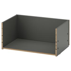 Каркас выдвижного ящика, темно-серый, 60x25x40 см. IKEA Bestå